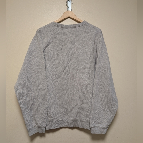 Eddie Bauer Gray Crewneck Sweatshirt | Tall Large | Embroidered Logo - Picture 6 of 8